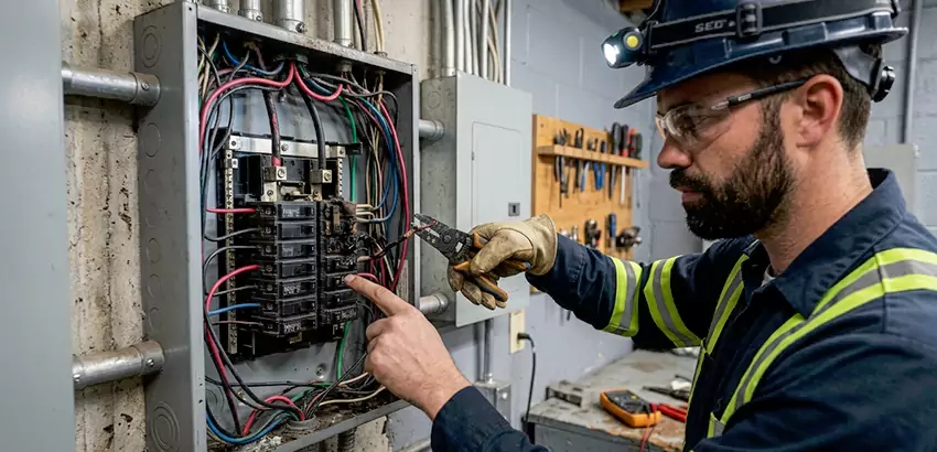Breaker Box Short Circuit Repair in Pickerington