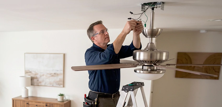 Ceiling Fan Light and Switch Repair in Pickerington