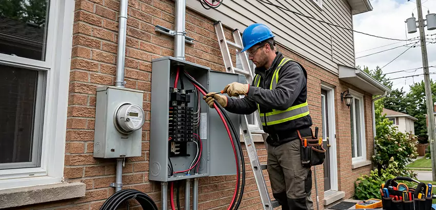 Outdoor Subpanel Installation in Pickerington