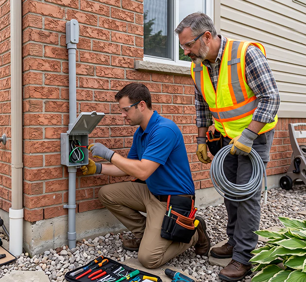 Professional Outdoor Outlet Installation: Your Local Exterior Wiring Team in Pickerington, OH